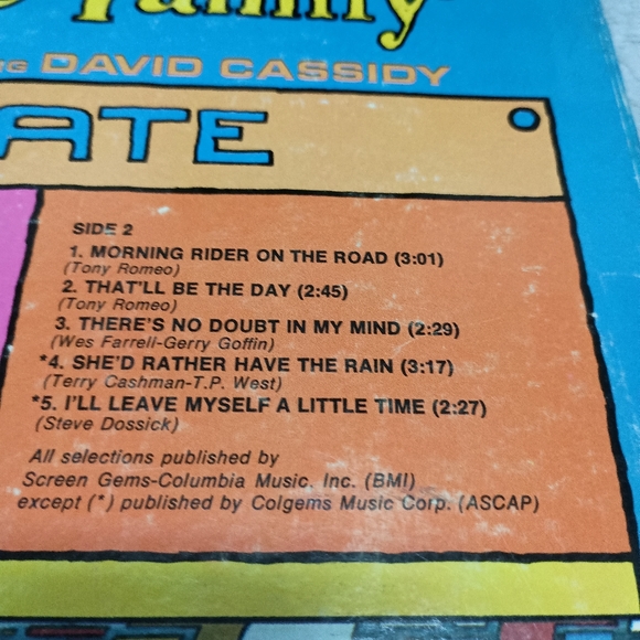 The Partridge Family 1970's "UpToDate" Vinyl Album - Picture 5 of 16